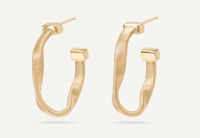 Marrakech Gold Coil Hoop Earrings - Appleby Jewellers Dublin