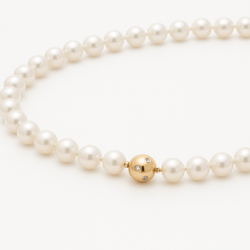 Serenade Akoya Pearl and Diamond Necklace - Appleby Jewellers Dublin