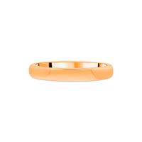 Rose gold diamond wedding ring from Appleby Jewellers Dublin featuring a 3mm signature comfort design.