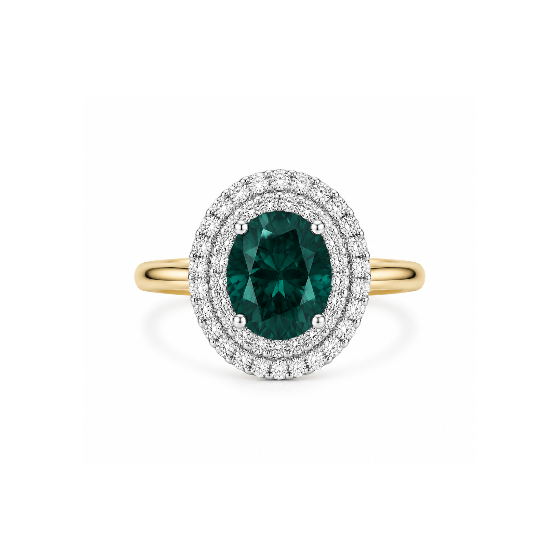 Teal Sapphire Corrine Ring