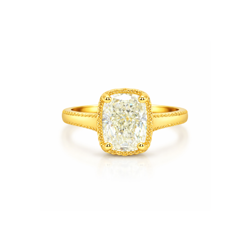 Diamond ring featuring a 2.01-carat diamond, elegant design by Appleby Jewellers Dublin, showcasing the Aurelia style.