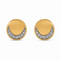 The Diamond Crescent Studs