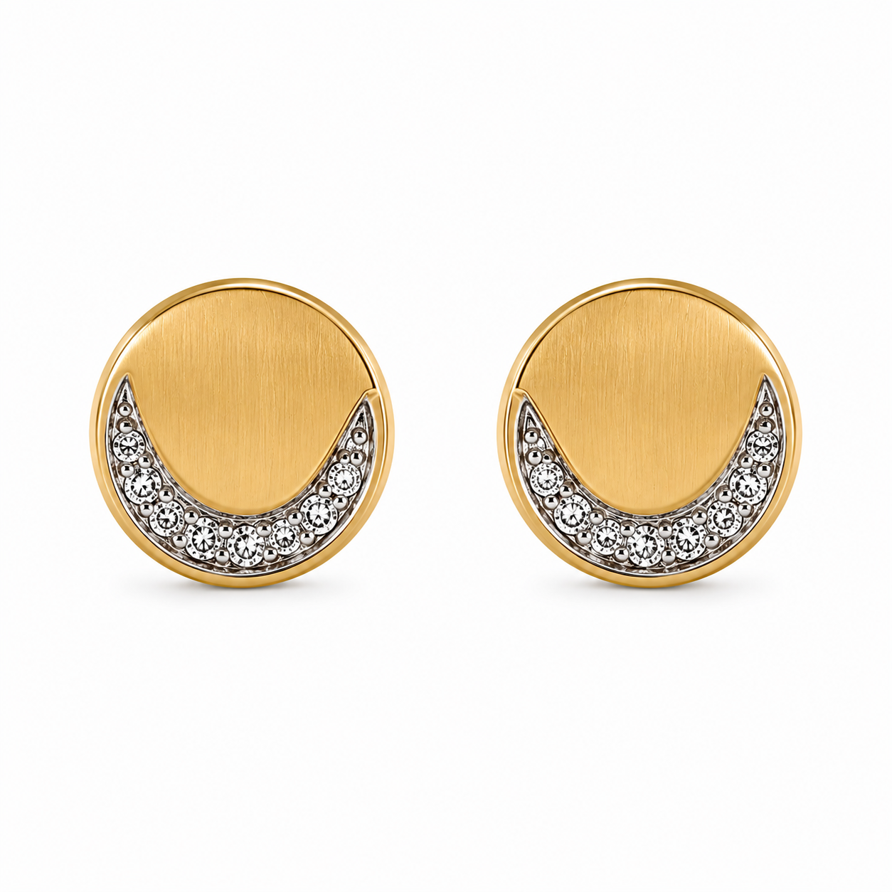 The Diamond Crescent Studs