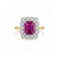 The Flower Pink Sapphire Ring
