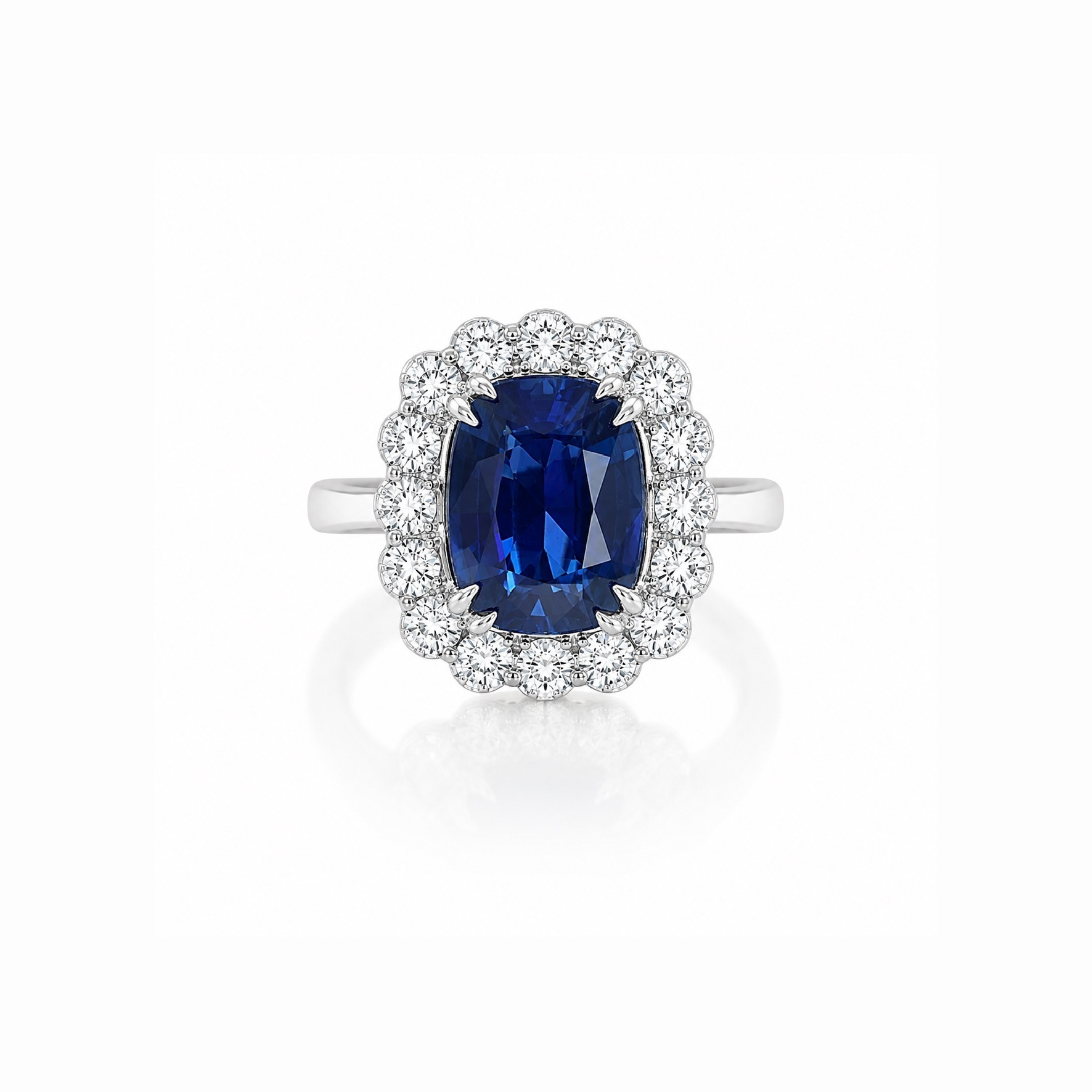 The Flower Blue Sapphire Ring (4.58ct)