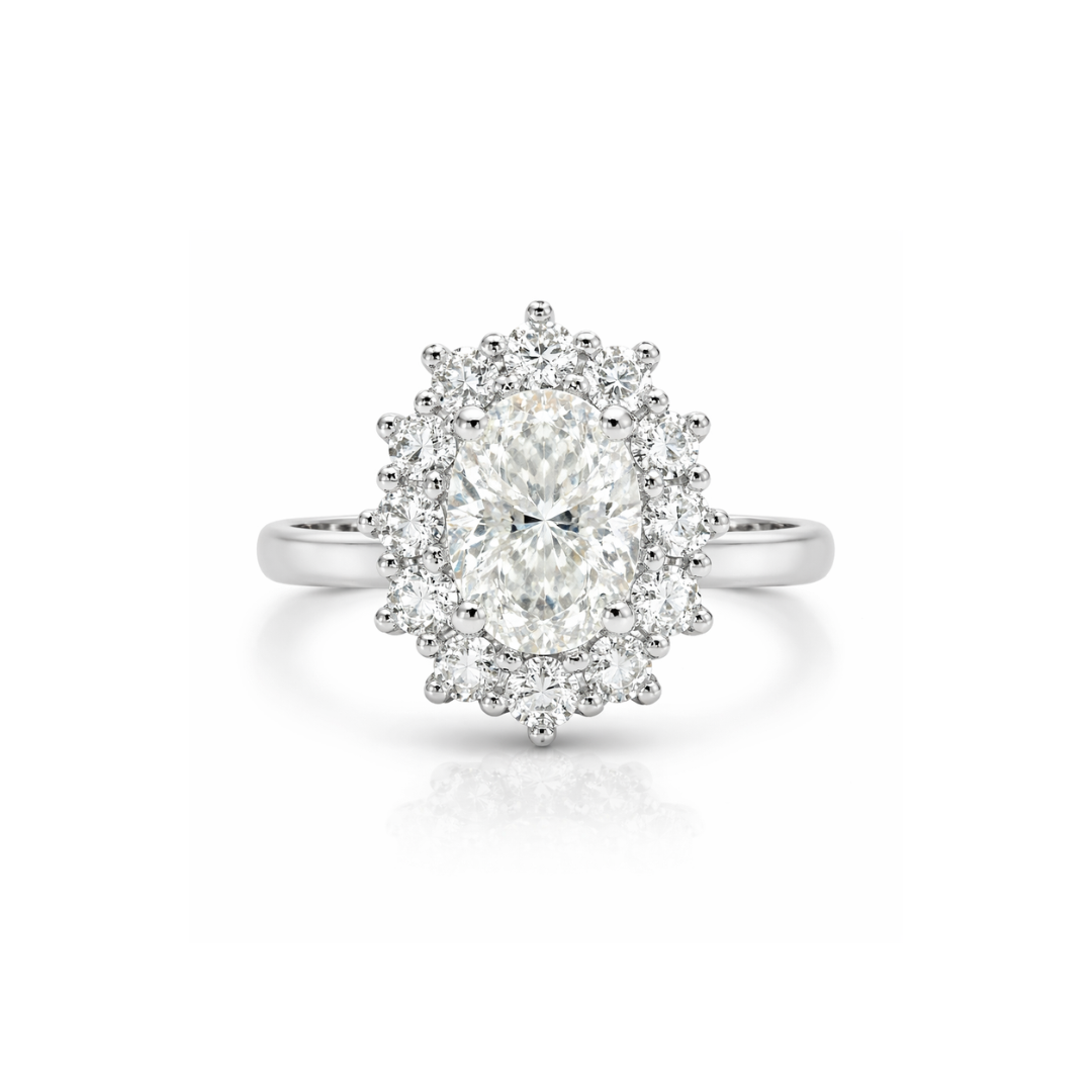 Diamond engagement ring from Appleby Jewellers Dublin featuring a 1.05ct central diamond and elegant band design.