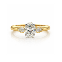 Elegant oval diamond ring featuring a 1.53-carat diamond set in a sleek band by Appleby Jewellers Dublin.
