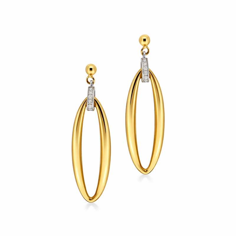 The Pirouette Drop Earrings - Appleby Jewellers Dublin