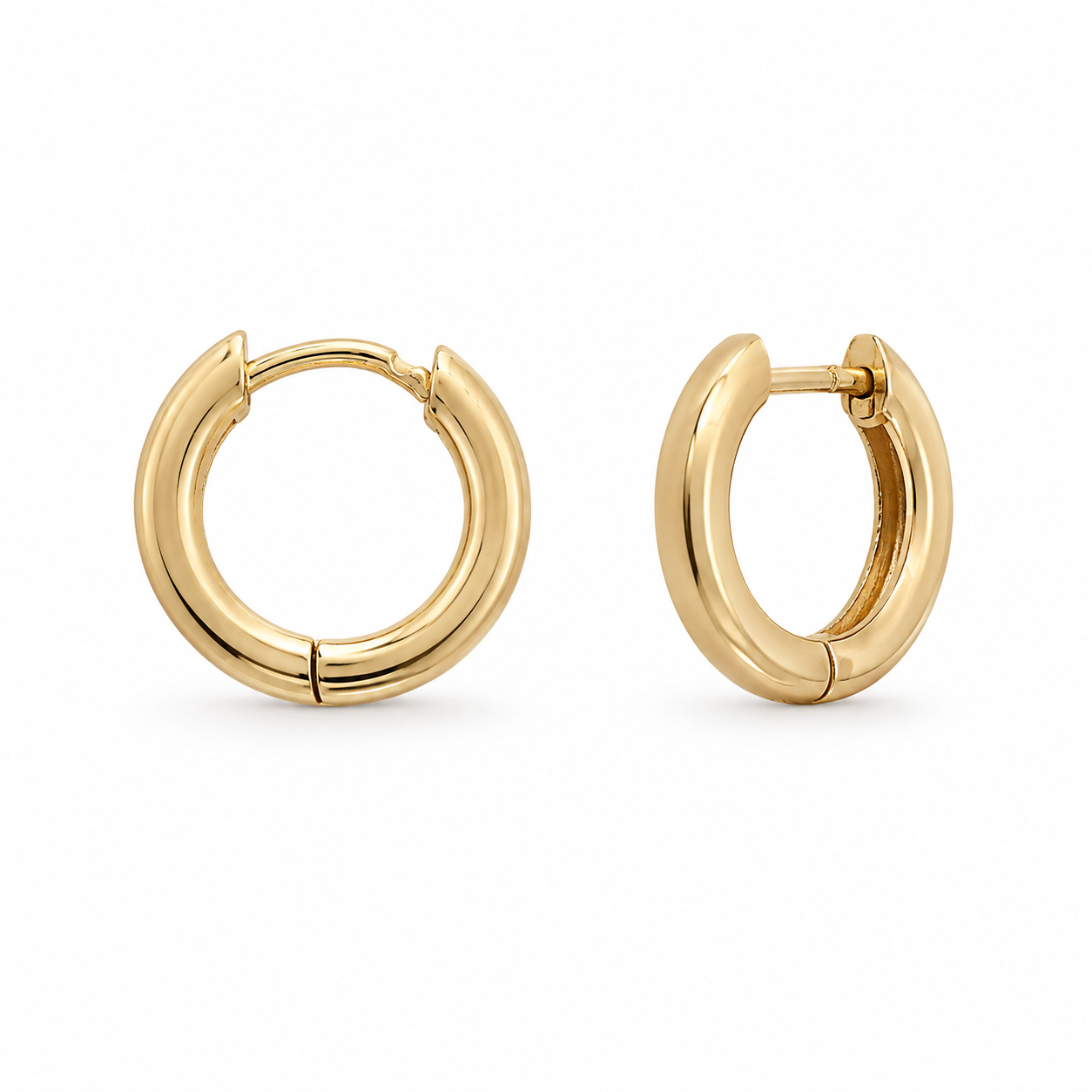 The Signature 4mm Gold Hoops