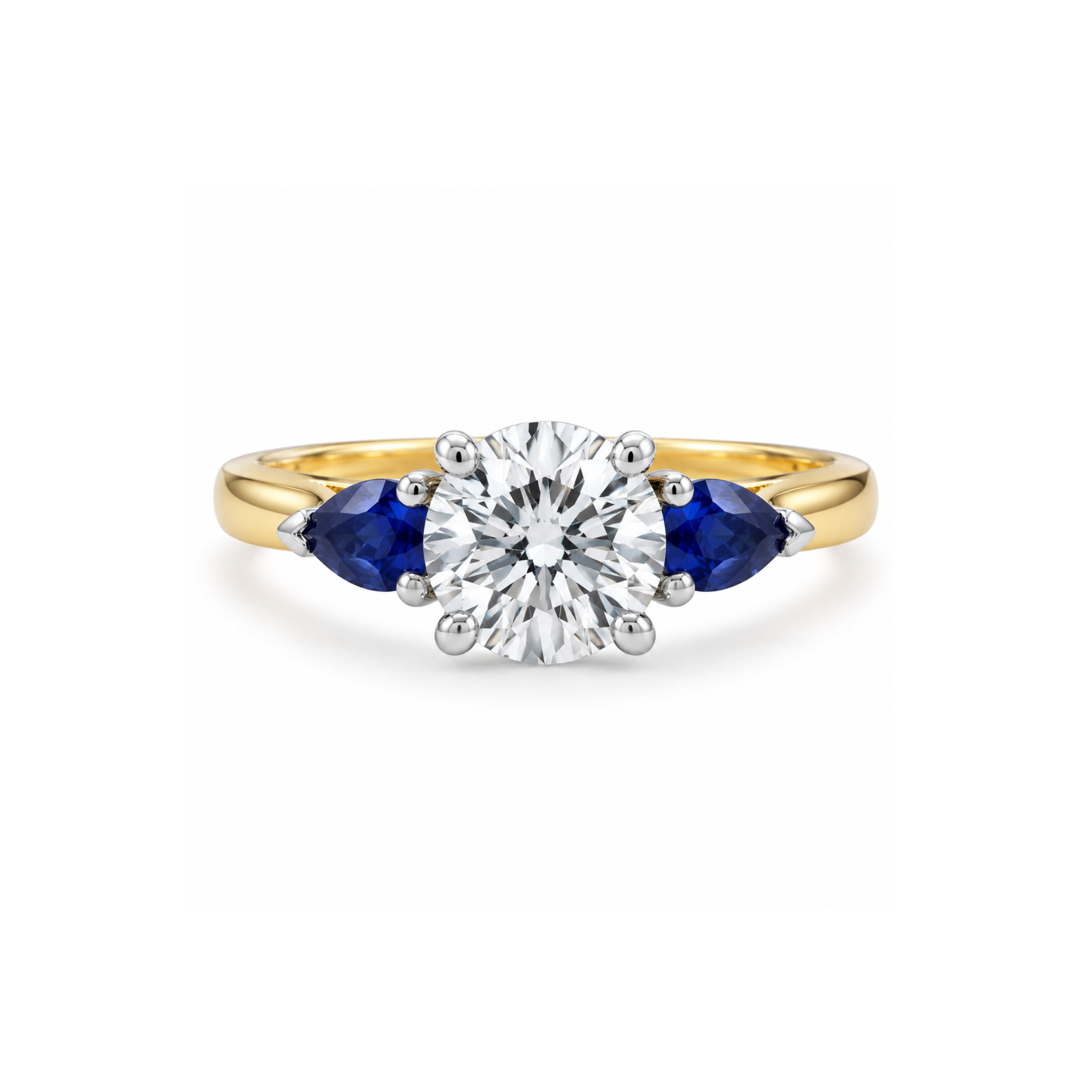 The Tranquility Diamond & Sapphire Ring