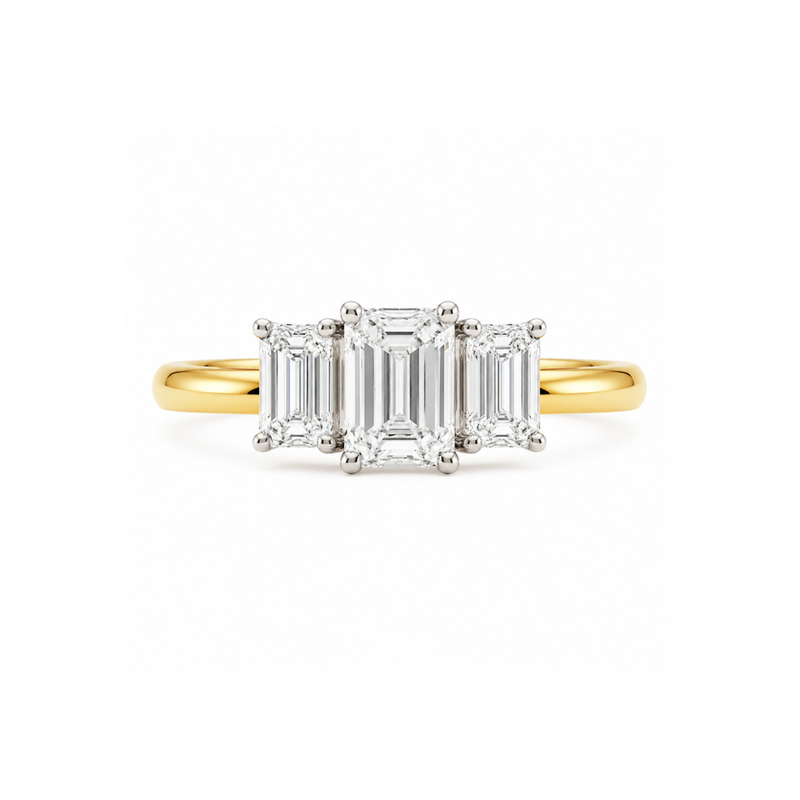 Three sparkling diamond rings forming the Trinity Trilogy with 2.13ct total, crafted by Appleby Jewellers Dublin.
