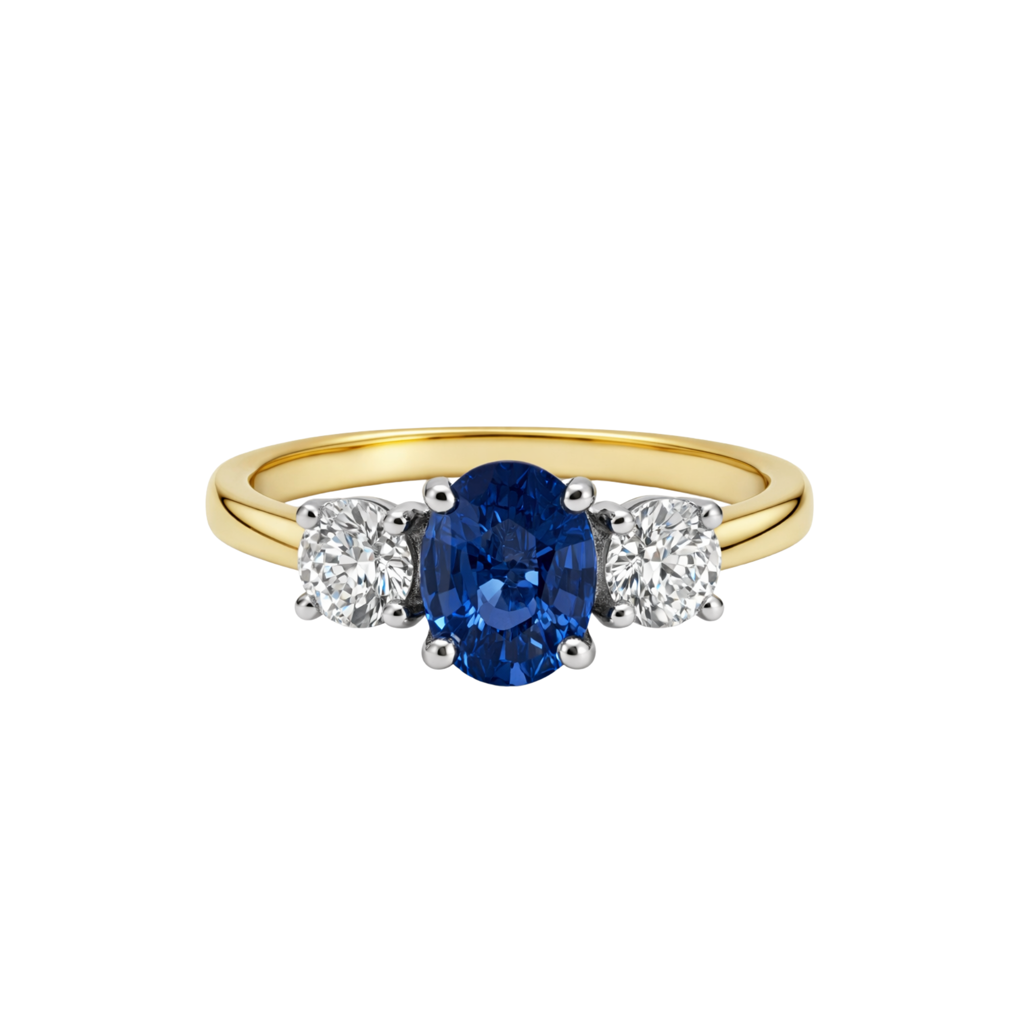 The Tulip – Sapphire & Diamond Trilogy Ring