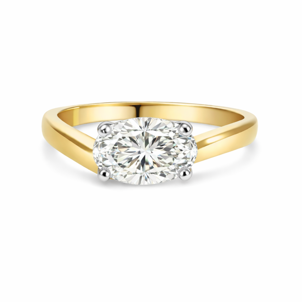 The Wave Oval Diamond Ring - Appleby Jewellers Dublin