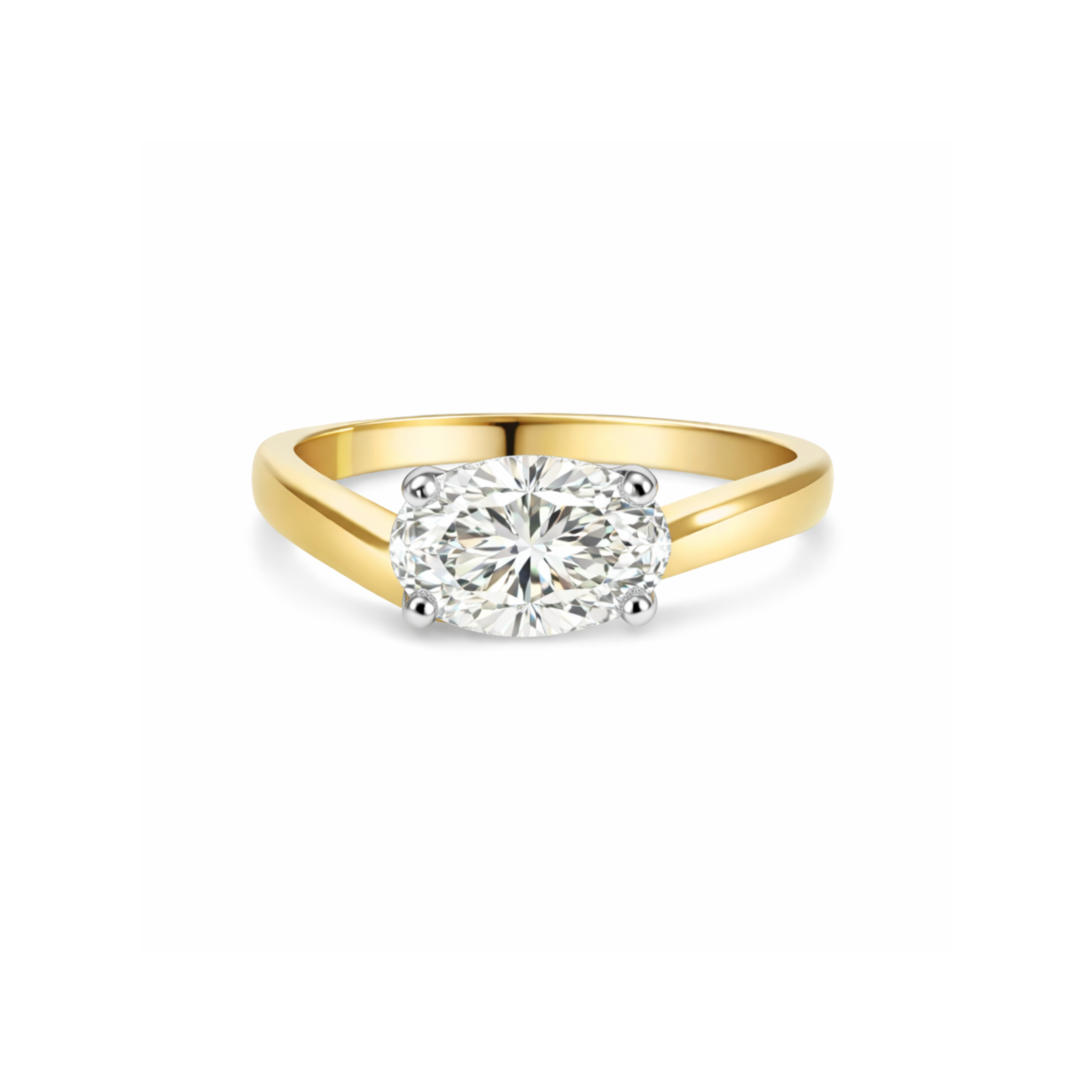 The Wave Oval Diamond Ring - Appleby Jewellers Dublin