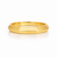 The Facet Gold Band - Appleby Jewellers Dublin