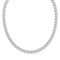 Elegant Rivière diamond collar necklace by Appleby Jewellers Dublin, showcasing a sparkling row of diamonds on a luxurious necklace.