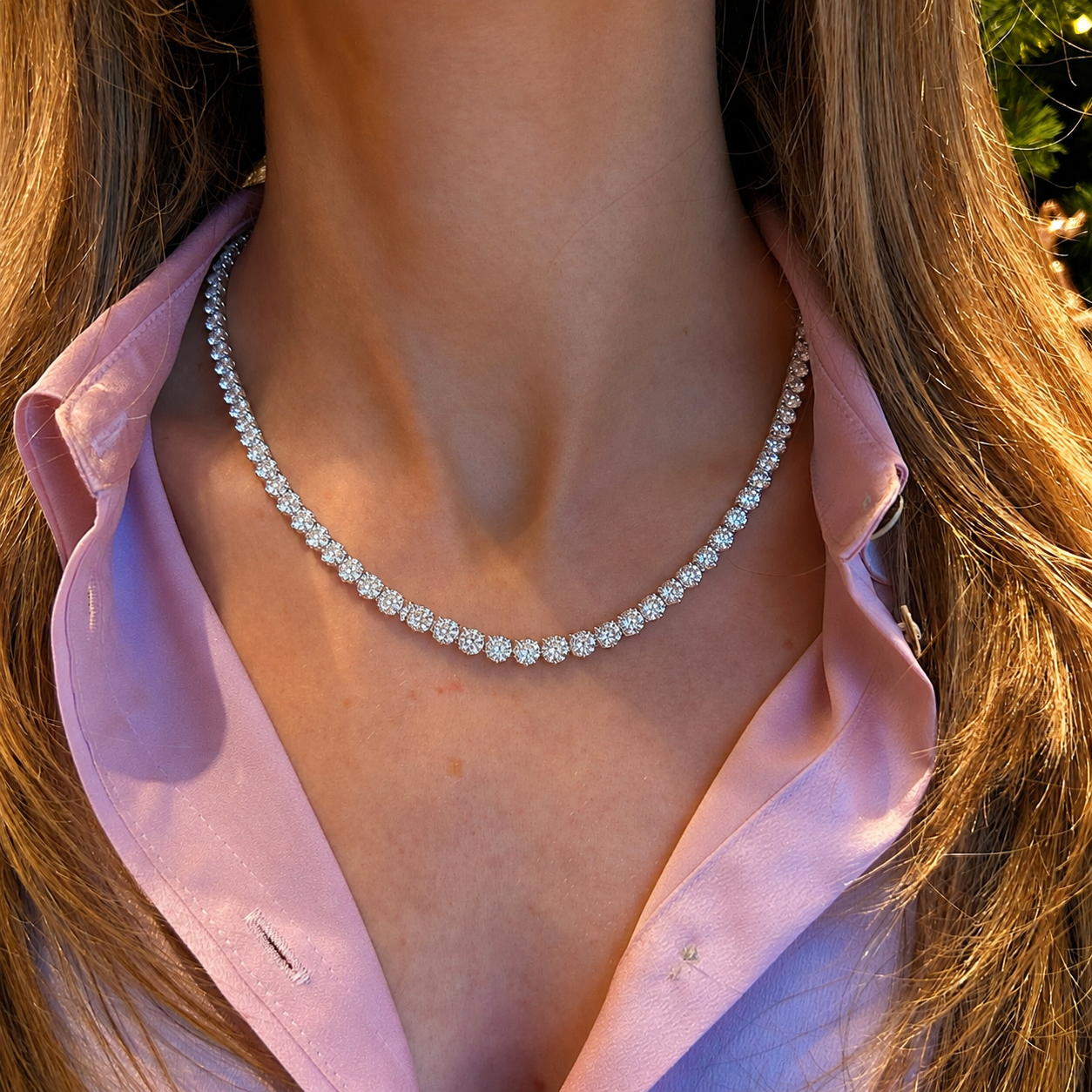 The Rivière Diamond Collar Necklace