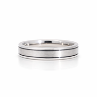 The Ruthenium Edge Wedding Band - Appleby Jewellers Dublin