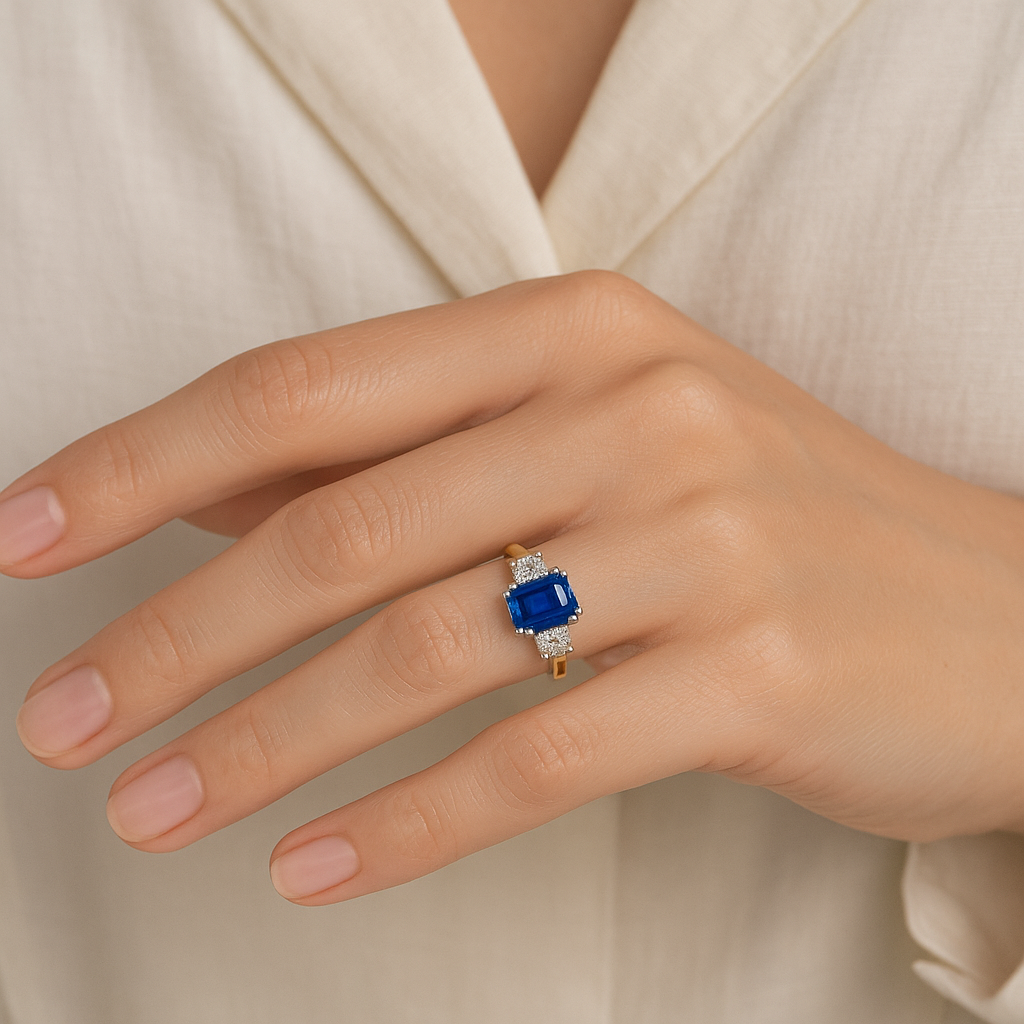 The Tranquility - Royal Blue Sapphire - Appleby Jewellers Dublin