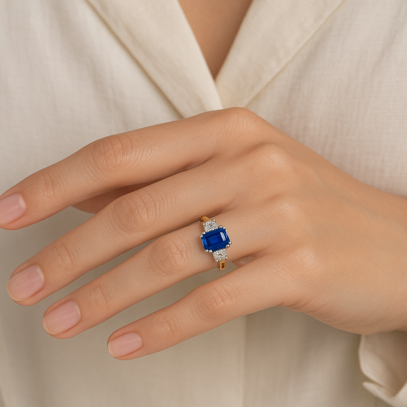 The Tranquility - Royal Blue Sapphire - Appleby Jewellers Dublin