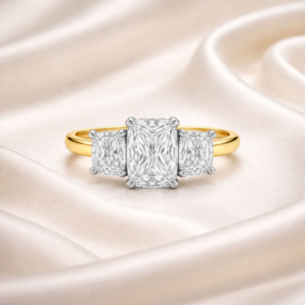 Diamond ring featuring criss-cross design from Appleby Jewellers Dublin, showcasing the intricate Trinity Criss Cut Ring.