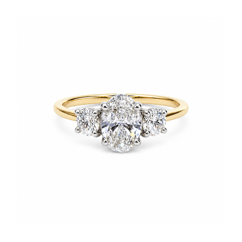 Elegant diamond ring featuring a 2.30ct oval diamond set in a stylish band by Appleby Jewellers Dublin.