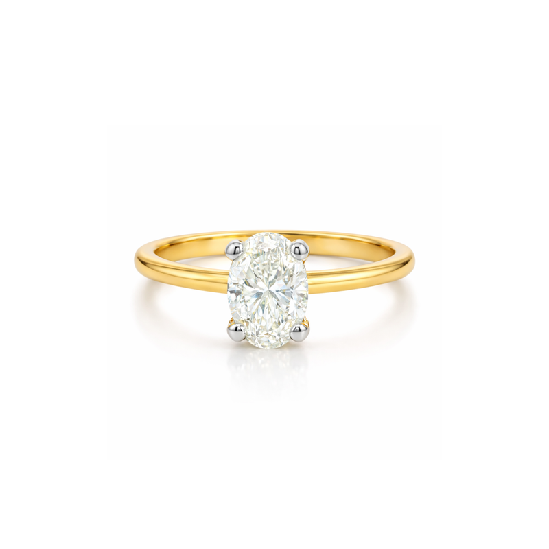 Courtship Oval Solitaire Engagement Ring (0.65ct) - Appleby Jewellers Dublin