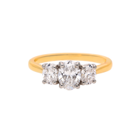 Oval Trilogy Ring - Appleby Jewellers Dublin