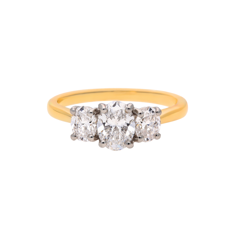 Oval Trilogy Ring - Appleby Jewellers Dublin