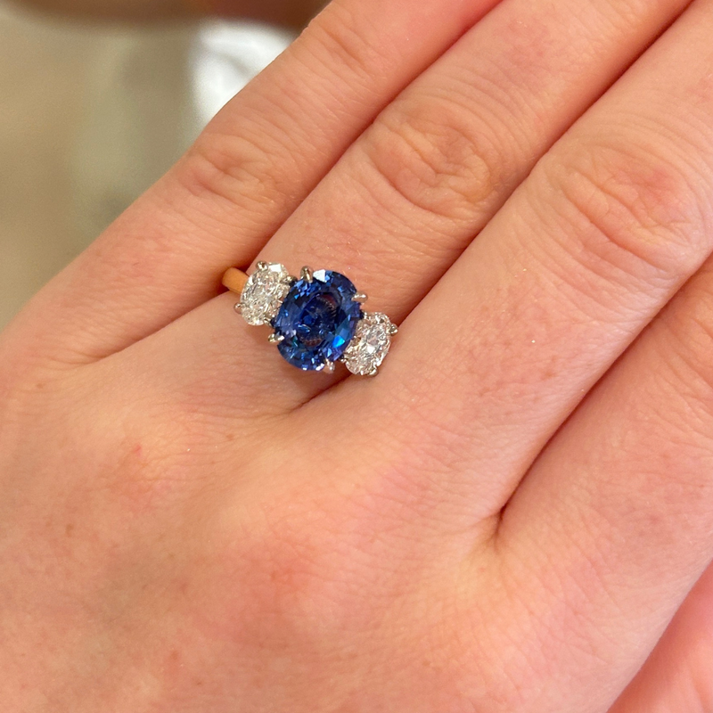 Blue Sapphire Trilogy - Appleby Jewellers Dublin