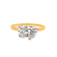 Toi et Moi Oval and Pear Ring - Appleby Jewellers Dublin