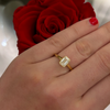 1ct Emerald Cut Bezel Ring - Appleby Jewellers Dublin