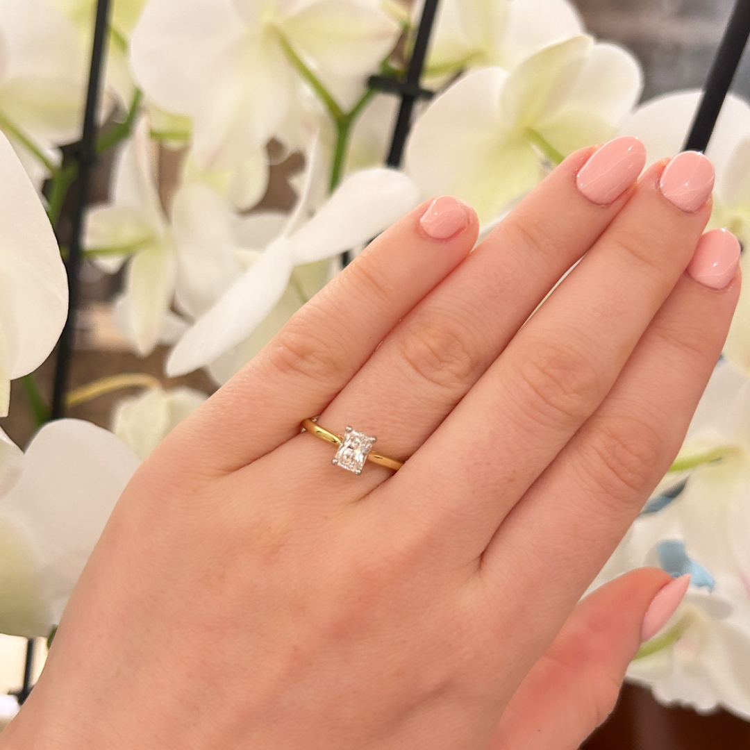 J'adore 0.70ct Radiant Engagement Ring - Appleby Jewellers Dublin