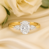 The "Tranquility" Oval with Pear Sides