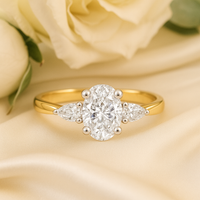 The "Tranquility" Oval with Pear Sides
