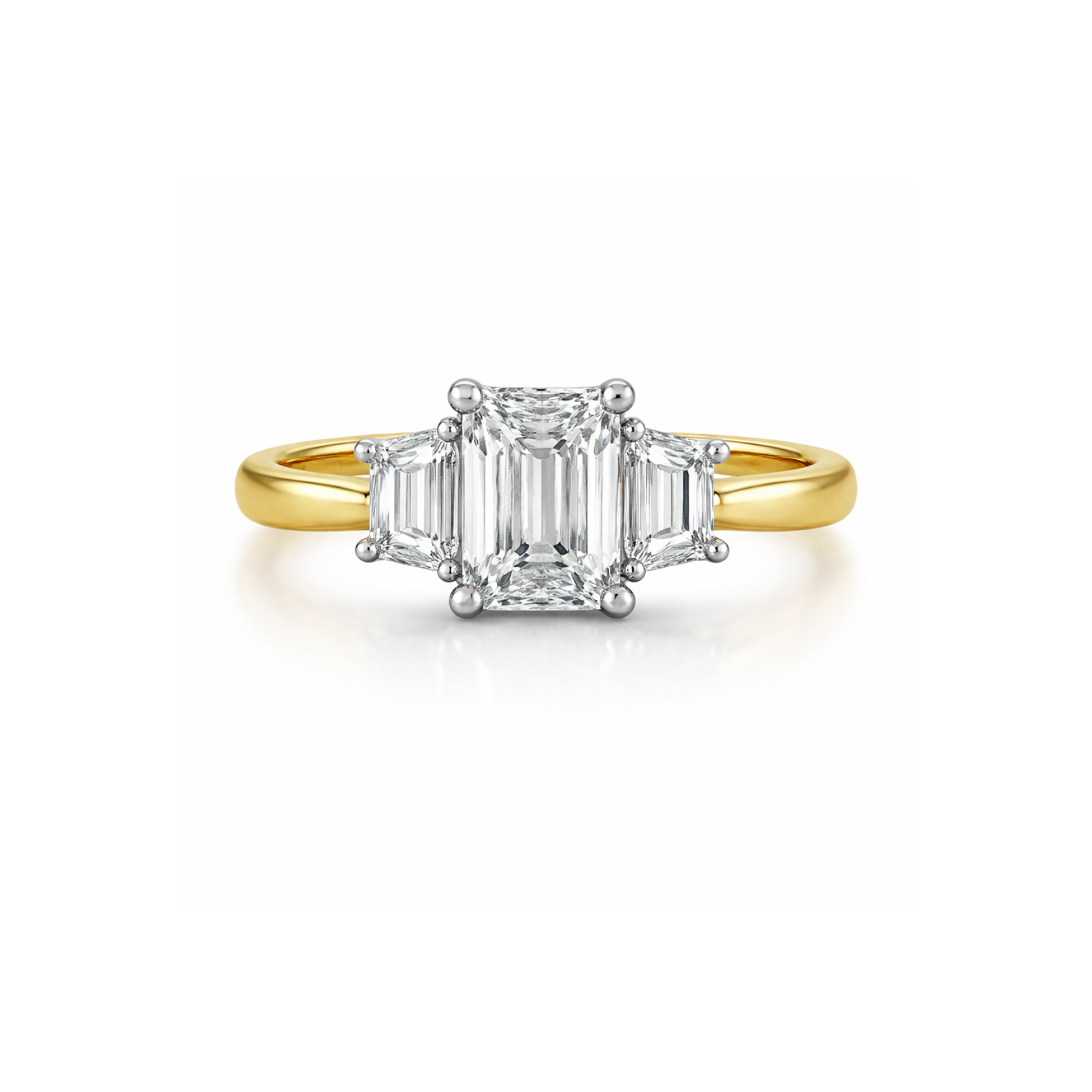 Tranquility Trilogy - Emerald and Trapeze (1.46ct) - Appleby Jewellers Dublin