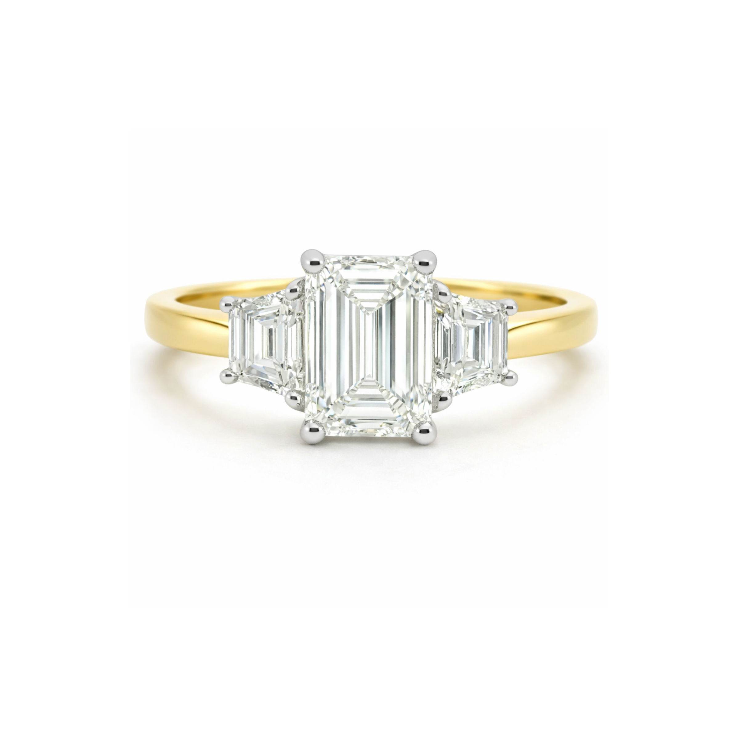 Tranquility Trilogy - Emerald and Trapeze (1.80ct) - Appleby Jewellers Dublin