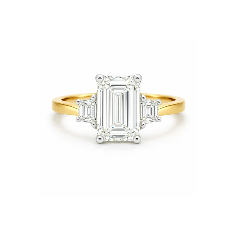 Tranquility Trilogy - Emerald and Trapeze (1.85ct) - Appleby Jewellers Dublin