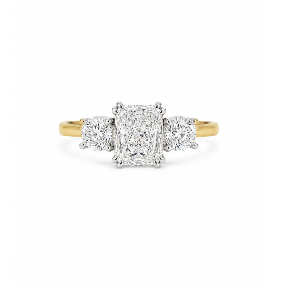 Trinity Cushion Cut Ring (2.10ct)