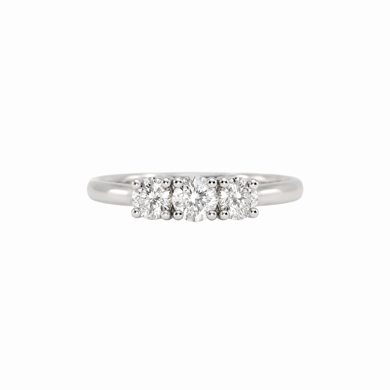 Trilogy Round Engagement Ring