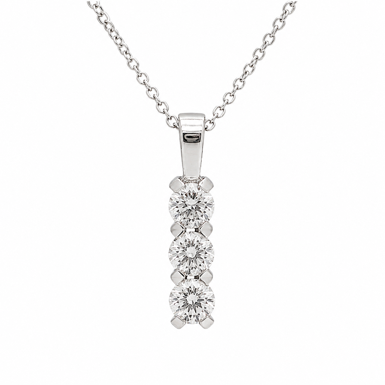 Trilogy Diamond Pendant