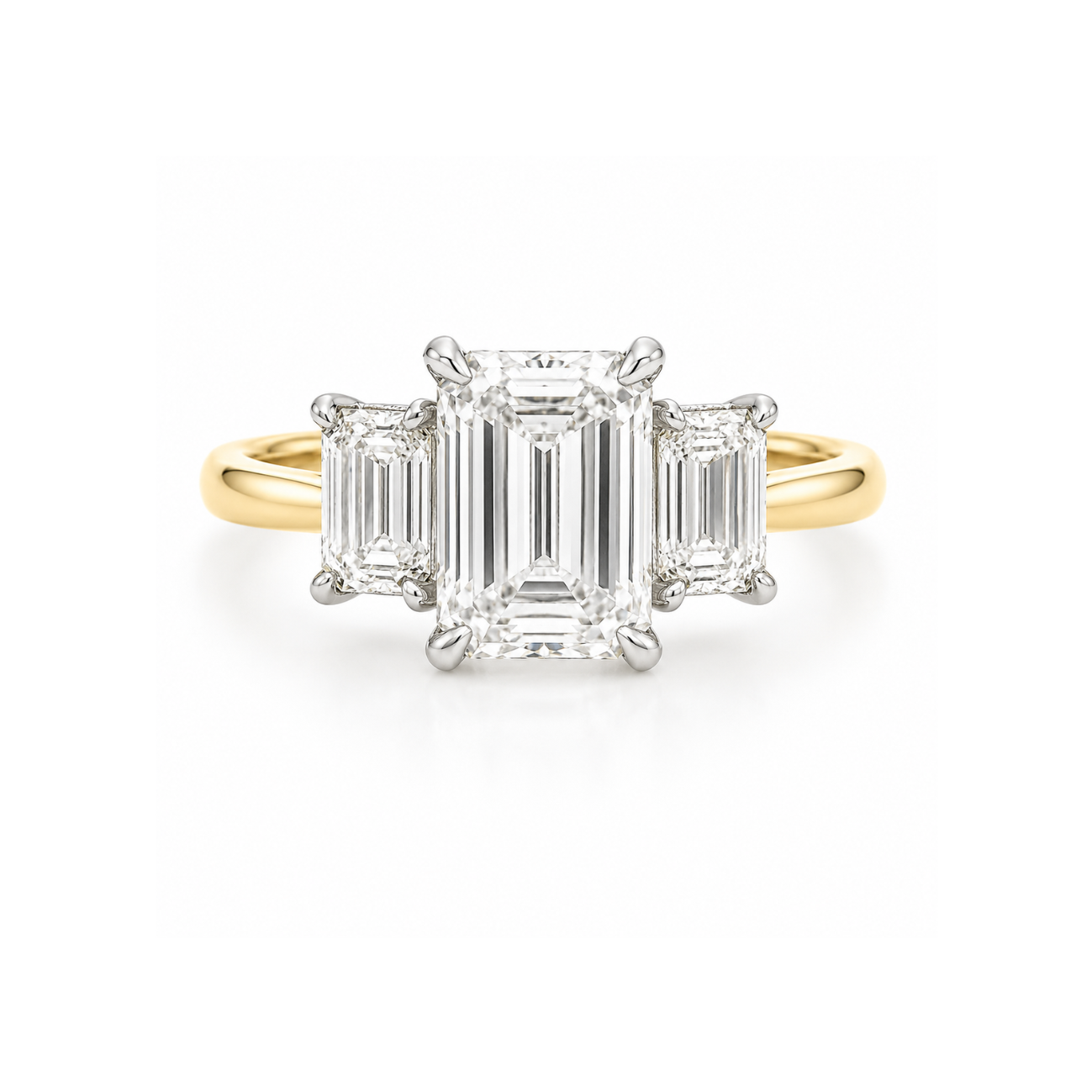 Tranquility Trilogy - Emerald Cut (3.08ct)