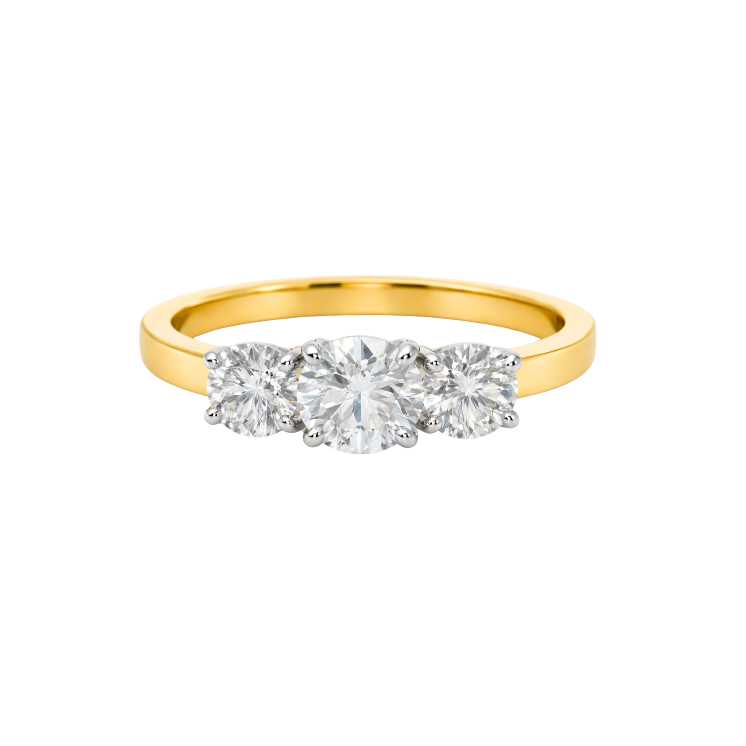 Tulip Three-Stone Diamond Ring (0.67ct) - Appleby Jewellers Dublin