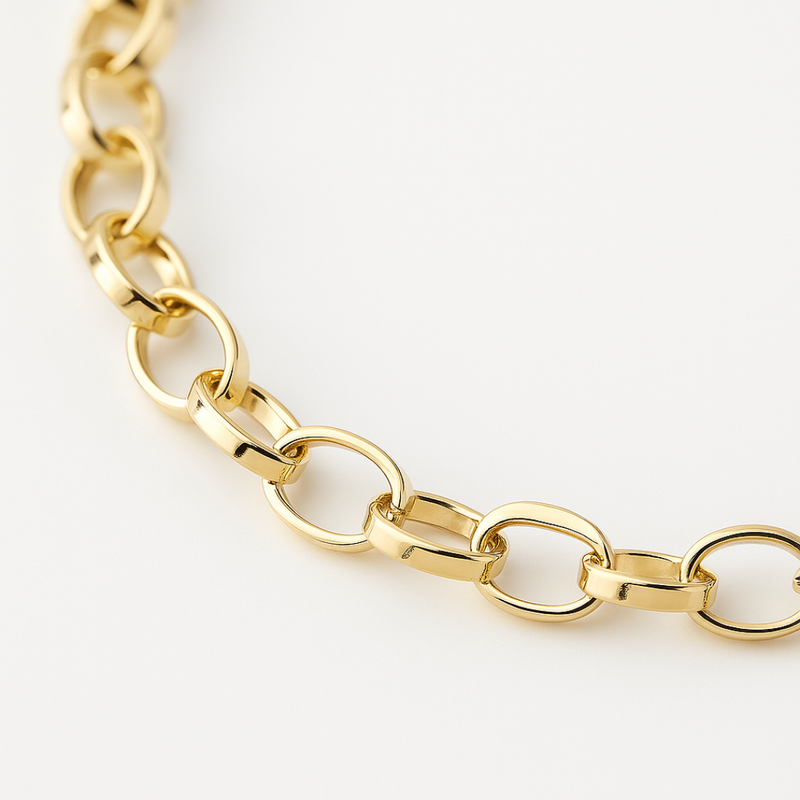 9ct Gold Belcher Bracelet