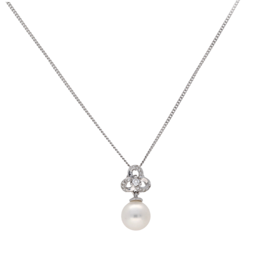 Pearl & Diamond Pendant