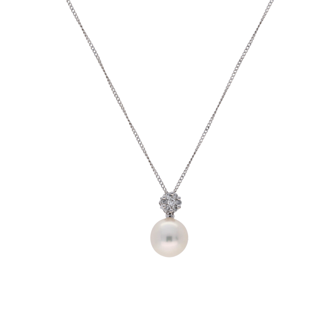 Pearl & Diamond Pendant