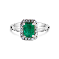 Emerald Corrine Ring