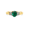 "Ensemble" Emerald & Diamond Ring