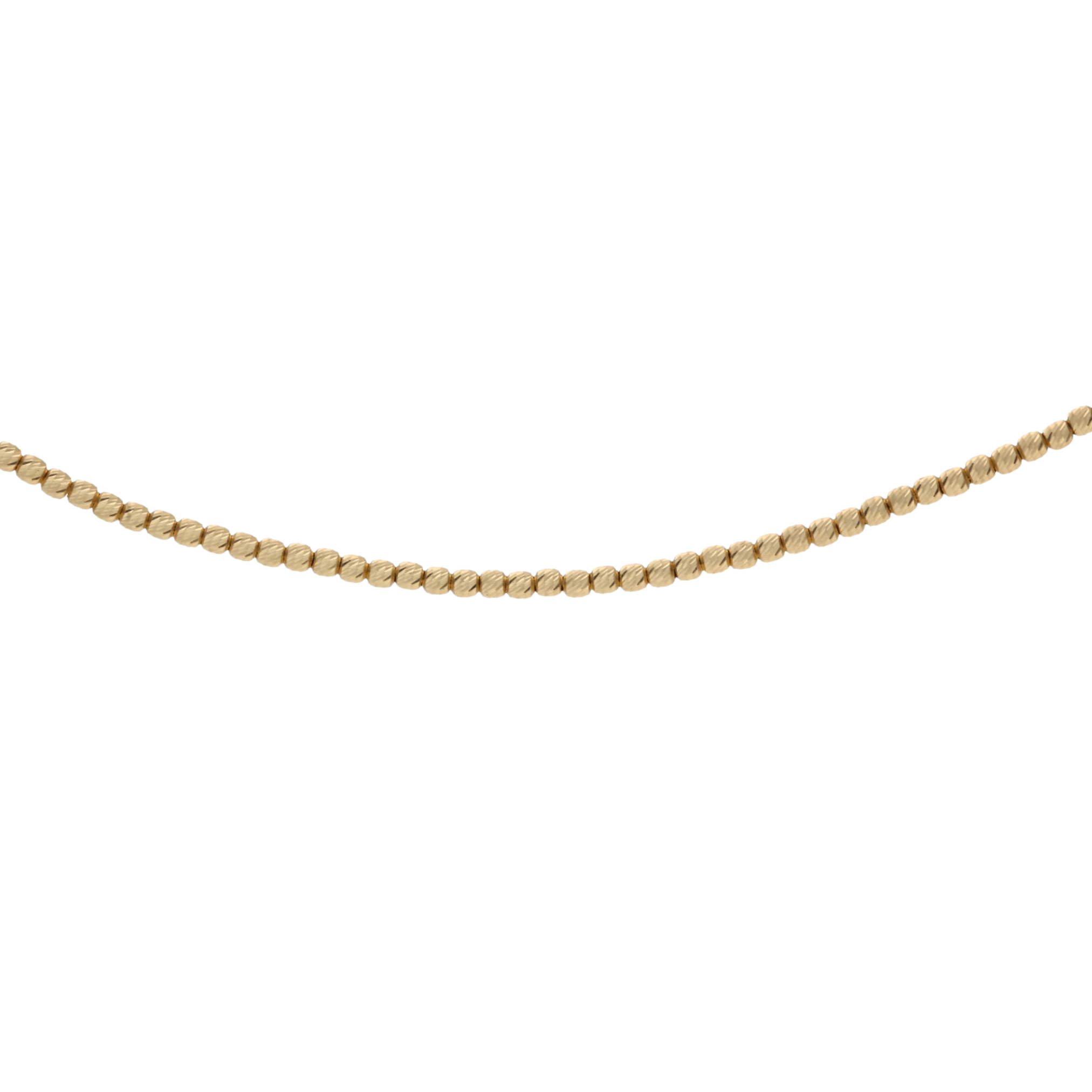 Gold Slim Sparkle Necklace