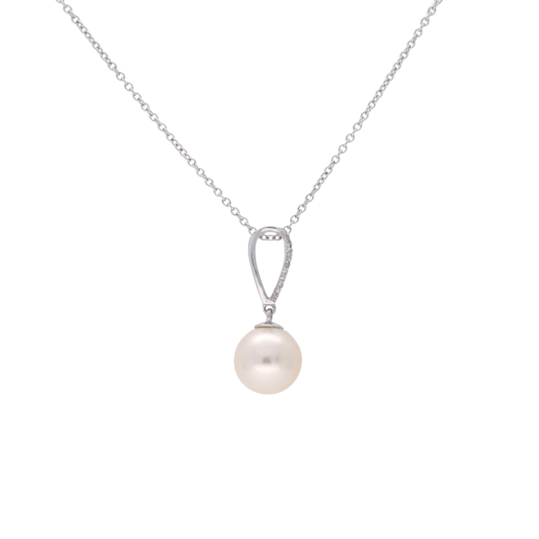 Pearl & Diamond Pendant